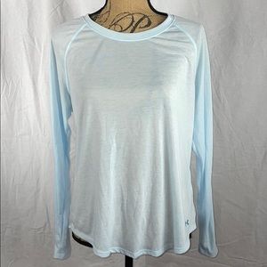 Under Armour Blue Work Out Shirt Sz Large